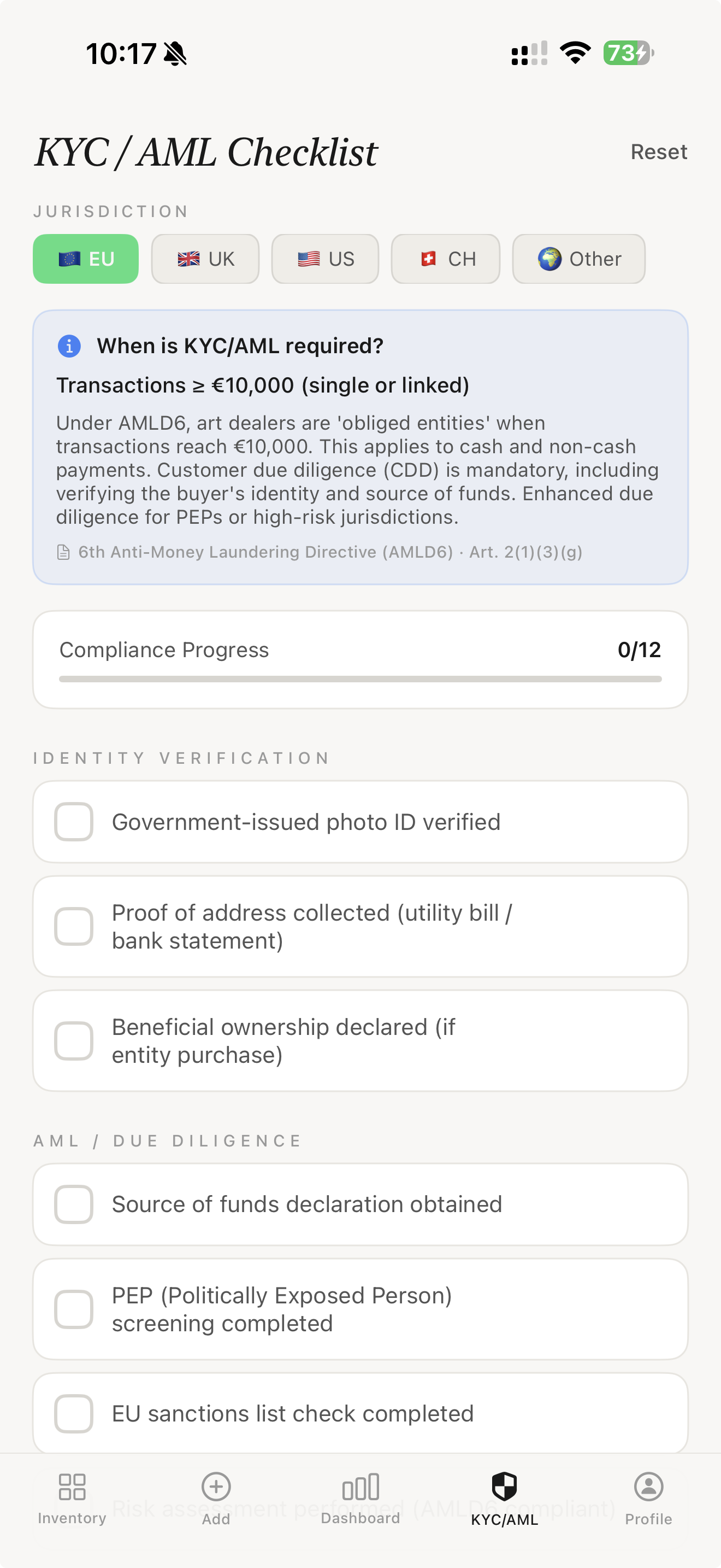 KYC AML compliance